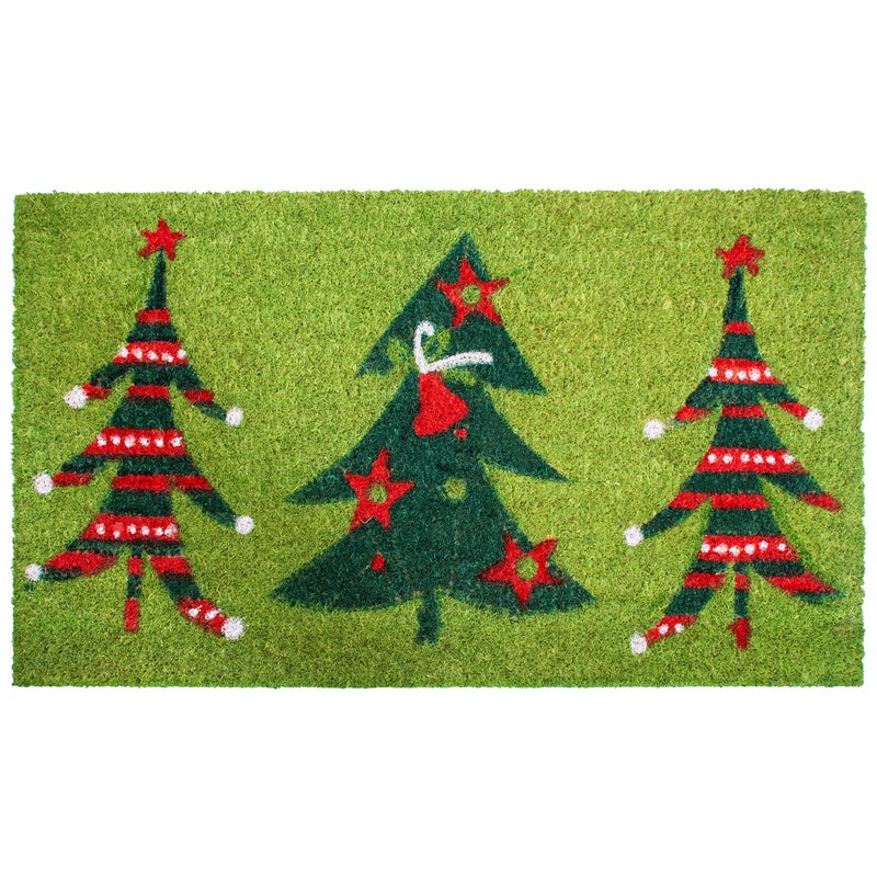 Calloway Mills حصيرة مدخل عيد الميلاد ثلاثية من كالوواي ميلز 120981729، 17" × 29"، متعددة الألوان - Image 1